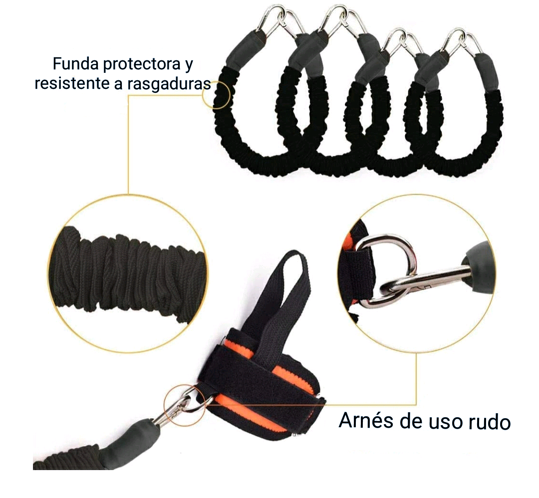 Ligas de resistencia para cuerpo completo