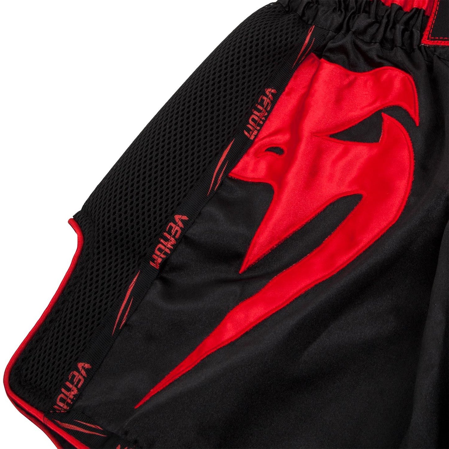 Short de Muay thai Venum Giant Neg/Rojo