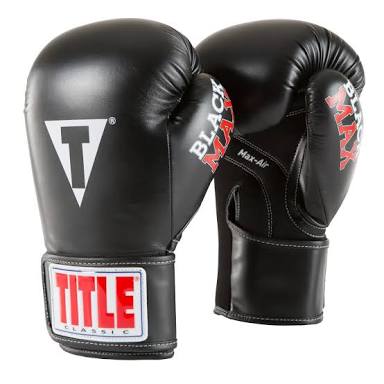 Guante Title black Max