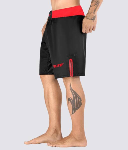 Short Elite Sport MMA Negro/Rojo