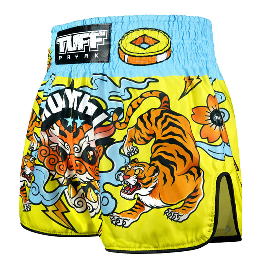 Short de Muay Thai TUFF PAYAK amarillo
