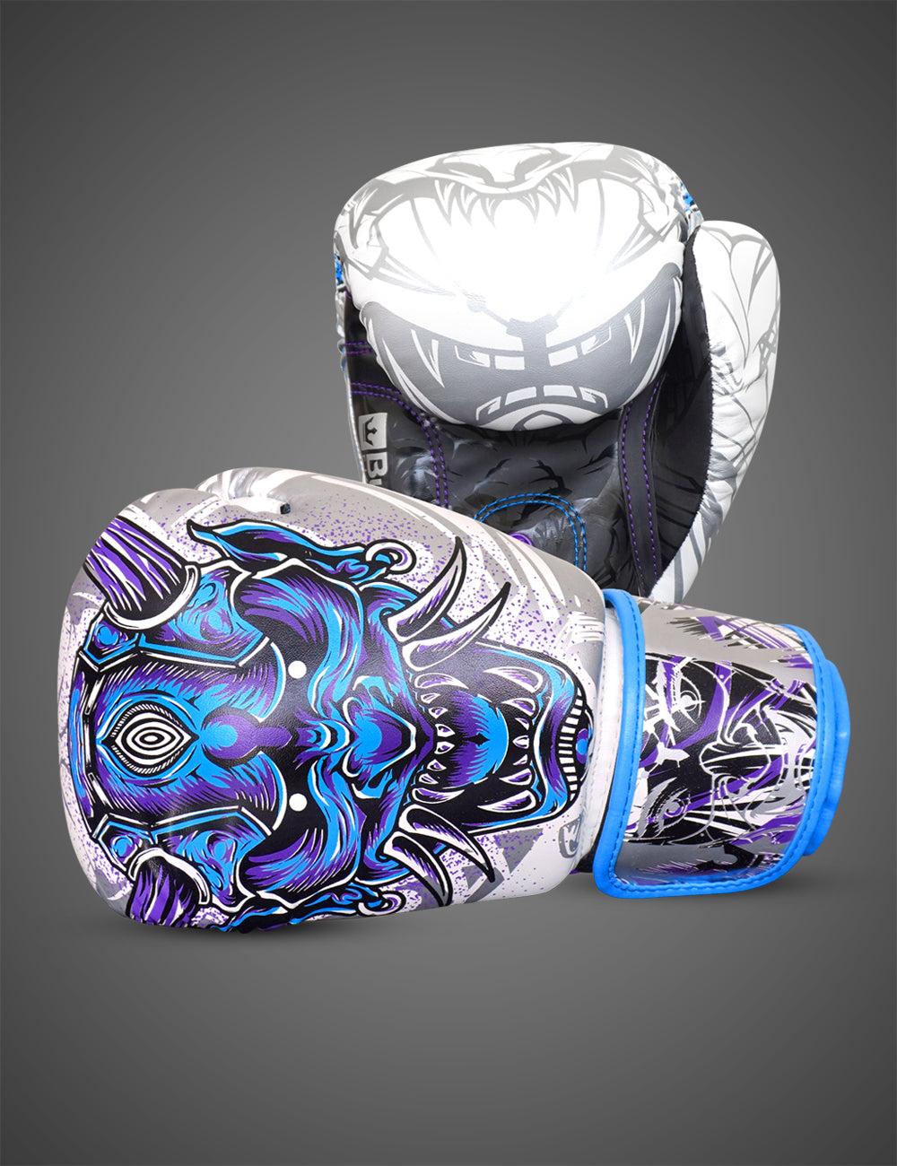 Guantes de Boxeo Buddha Luzbel blancos