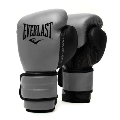Guantes Everlast Powerlock2  Training Gris
