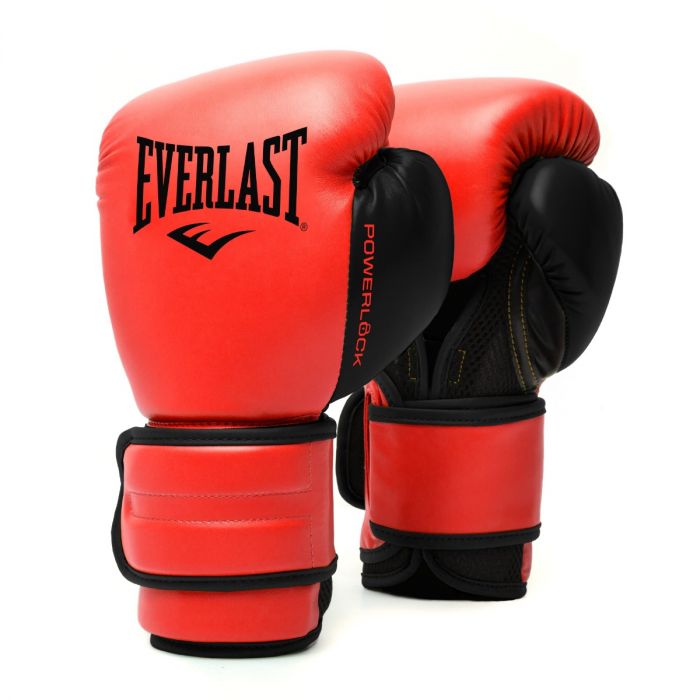 Guantes Everlast Powerlock2  Training Rojo