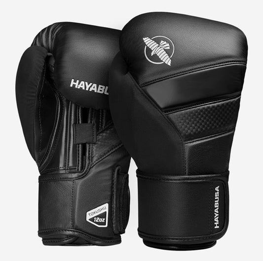 Guante Hayabusa t3 Negro/Negro